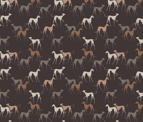 Azawakhs fabric by lobitos on Spoonflower - custom fabric