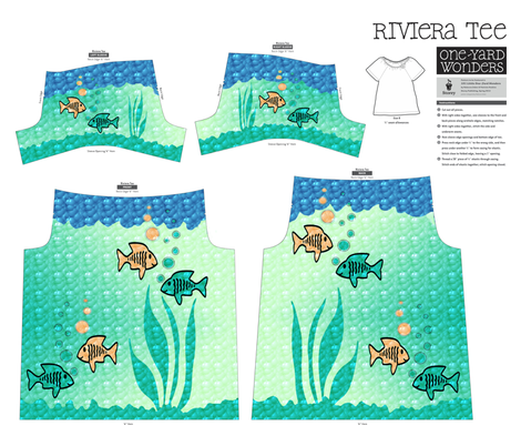 Underwater bubbles fabric by dogdaze_ on Spoonflower - custom fabric