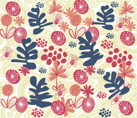 TRIBUTE TO MATISSE fabric by deeniespoonflower on Spoonflower - custom fabric