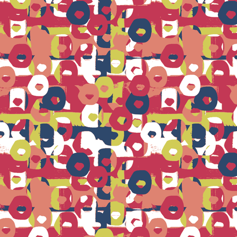 Matisse_circles fabric by sydama on Spoonflower - custom fabric