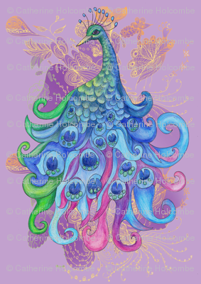 Lavender Peacock
