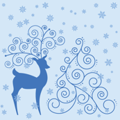 Swirly Reindeer 
