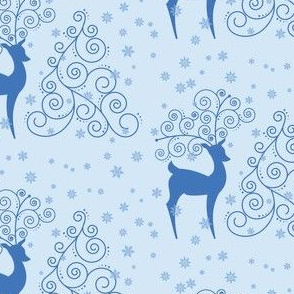 Swirly Reindeer 