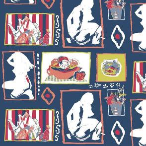 art wall matisse inspired