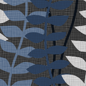 matisse inspired - black and blue