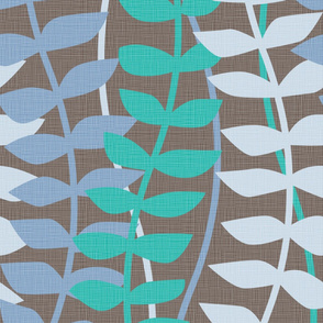 matisse inspired - blues & turquoise colorway