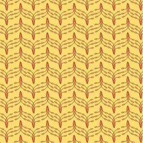 Yellow Tail Feathers