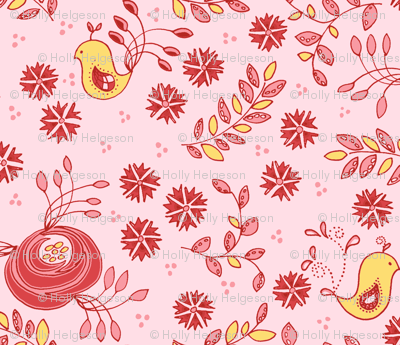 Love Birds - Pink