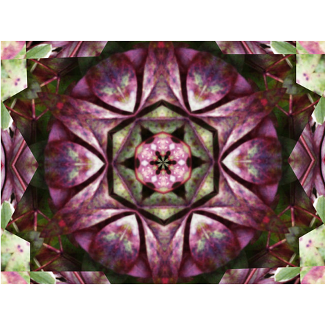 Kaleidescope 0946 fabric by wyspyr on Spoonflower - custom fabric