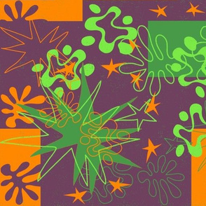 Matisse Inspired Orange, green