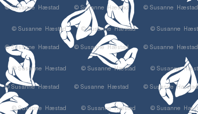 Matisse papercut woman blue white