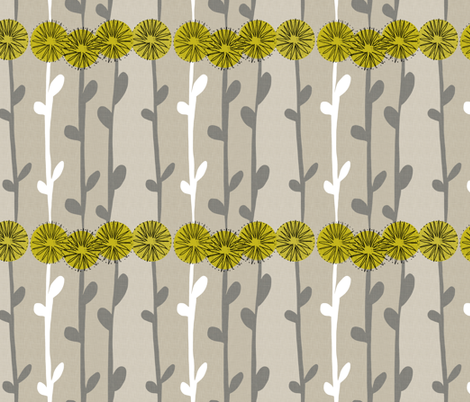flowers fabric by mummysam on Spoonflower - custom fabric