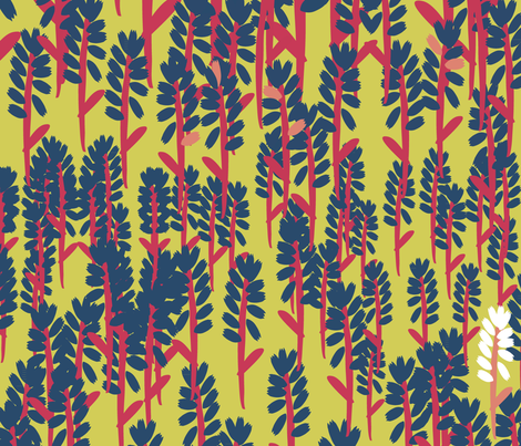 Lavender Fields Forever fabric by owlandchickadee on Spoonflower - custom fabric