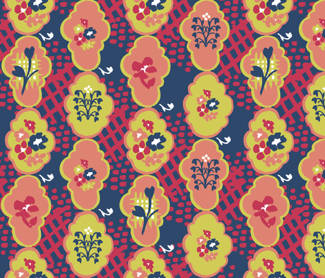 matisse_wallpaper-01 fabric by kathryn_pledger on Spoonflower - custom fabric