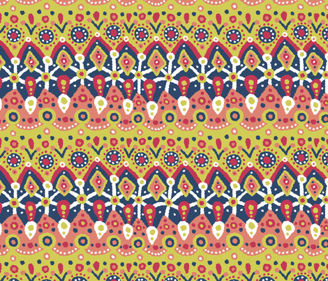 Blobblob Yay fabric by lilichi on Spoonflower - custom fabric