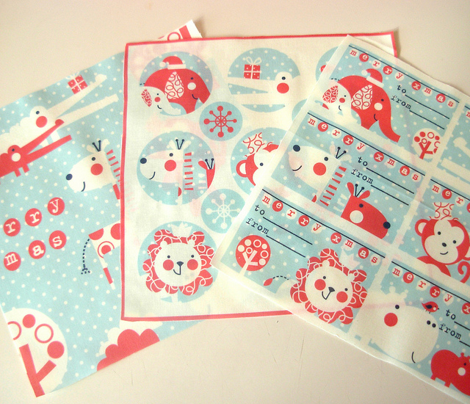 Jungle Christmas stickers