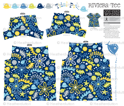 Tidal Pool Little One Yard Wonders Riviera Tee