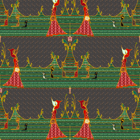 crassula pyramids fabric by emanuelletomato on Spoonflower - custom fabric