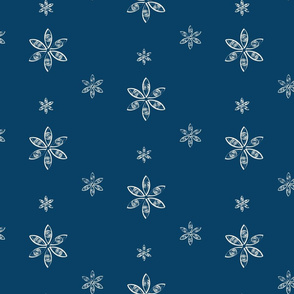 Snowflake- blue