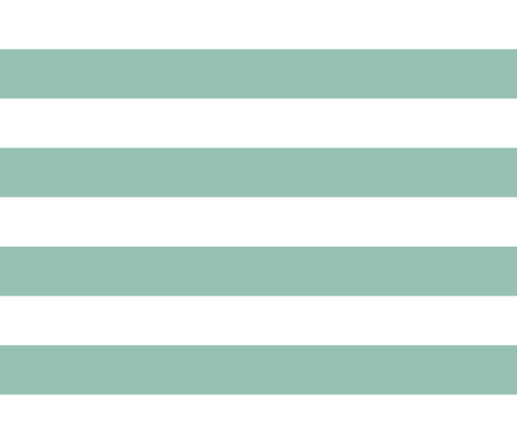 stripes lg faded teal and white fabric by misstiina on Spoonflower - custom fabric