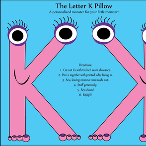 letterKpillow