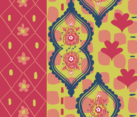 Garden Party fabric by fable_design on Spoonflower - custom fabric