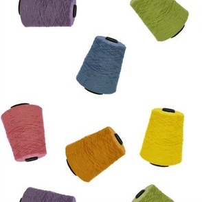 Yarn Cones - white (large)