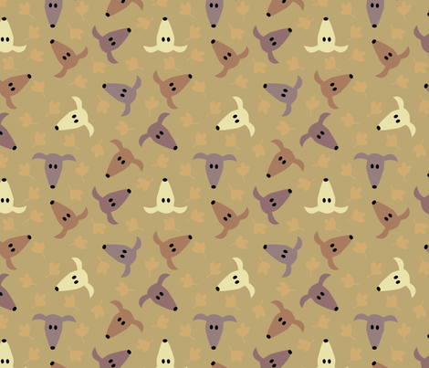 Sighthounds fabric by lobitos on Spoonflower - custom fabric