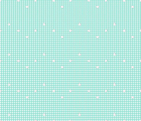 Garlic bulbs - plaid fabric by voici_eline on Spoonflower - custom fabric