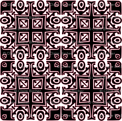 Matisse Style - Black with Pink