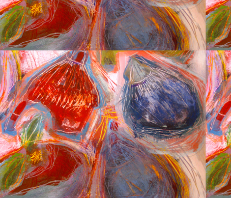 The figs fabric by lolainfrance on Spoonflower - custom fabric
