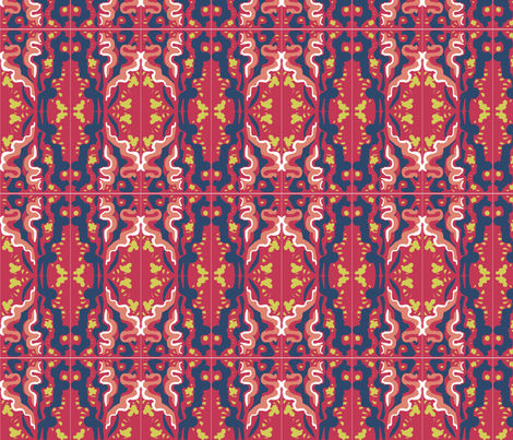 Matisse Orient Tile Five fabric by eve3 on Spoonflower - custom fabric