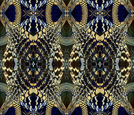Snake Mosaic fabric by whimzwhirled on Spoonflower - custom fabric