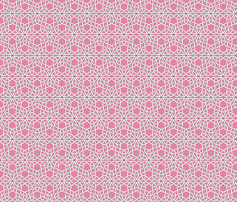 Triangle Knot Pink fabric by shala on Spoonflower - custom fabric