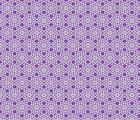 Triangle Knot Purple fabric by shala on Spoonflower - custom fabric