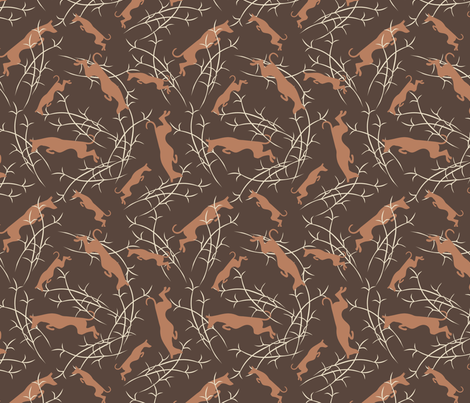 Ibizan Hounds fabric by lobitos on Spoonflower - custom fabric