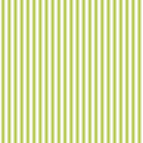 ticking stripes lime green and white fabric by misstiina on Spoonflower - custom fabric