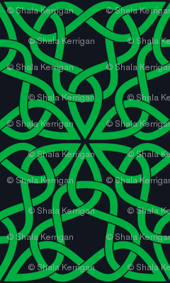 Triangle Knot Green and Black