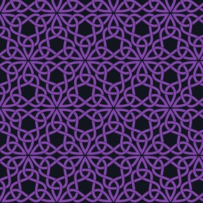 Triangle Knot Purple and Black