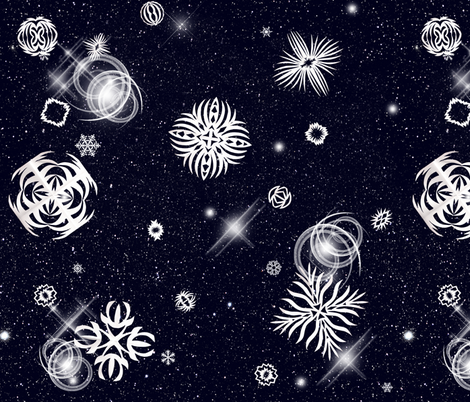 Paper Snow fabric by glanoramay on Spoonflower - custom fabric