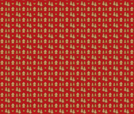 pepperkaker fabric by pat_sy on Spoonflower - custom fabric