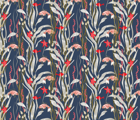Seaweed Swim fabric by mag-o on Spoonflower - custom fabric
