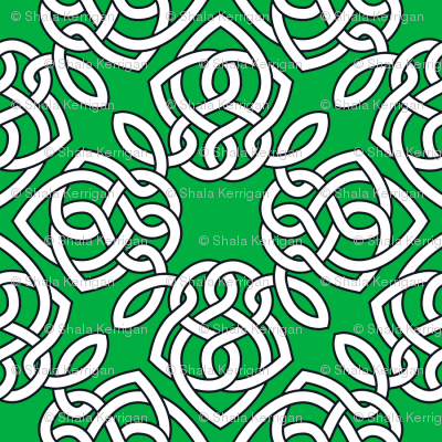 Square Knot Green