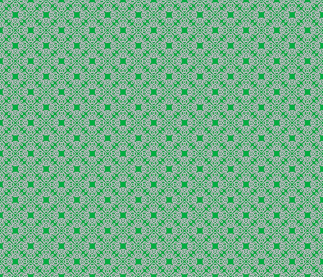 Square Knot Green fabric by shala on Spoonflower - custom fabric