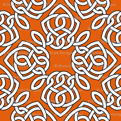 Square Knot Orange