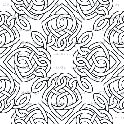 Square Knot Outline