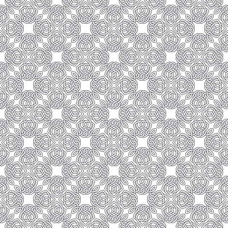 Square Knot Outline fabric by shala on Spoonflower - custom fabric