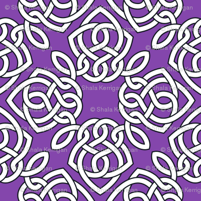 Square Knot Purple