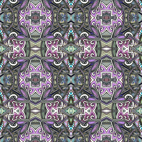 Darkly Celtic Evenings fabric by edsel2084 on Spoonflower - custom fabric