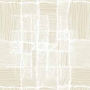 Beige threads.